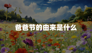 爸爸节的由来是什么？
