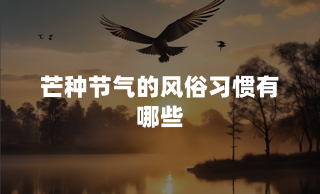 芒种节气的风俗习惯有哪些？