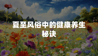 夏至风俗中的健康养生秘诀